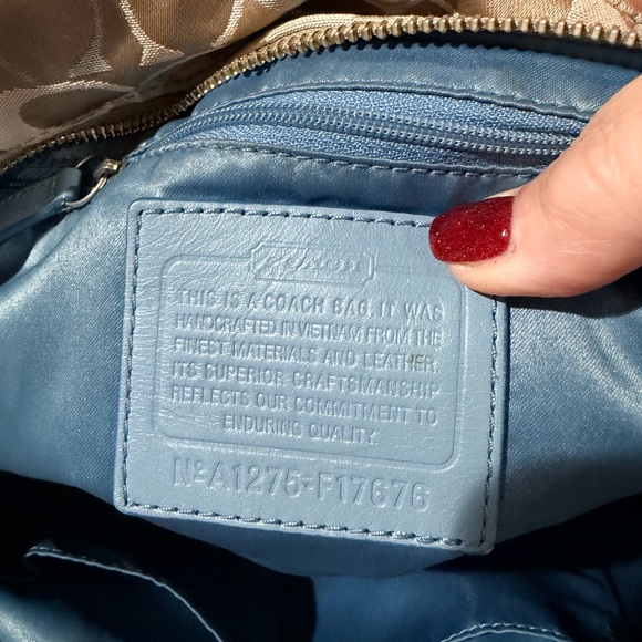 Coach Signature East West Tote - Picture 3 of 5